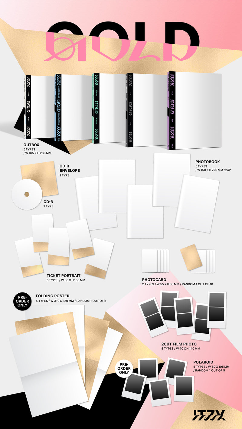 ITZY - ALBUM - GOLD (DIGIPACK VER.)