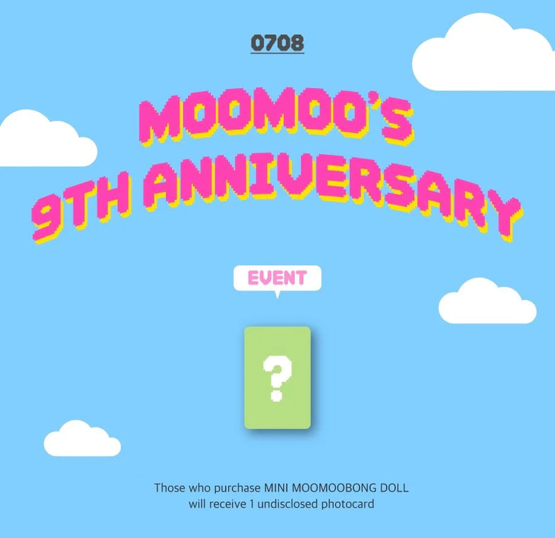 MAMAMOO - 9TH ANNIVERSARY - MINI MOOMOOBONG DOLL