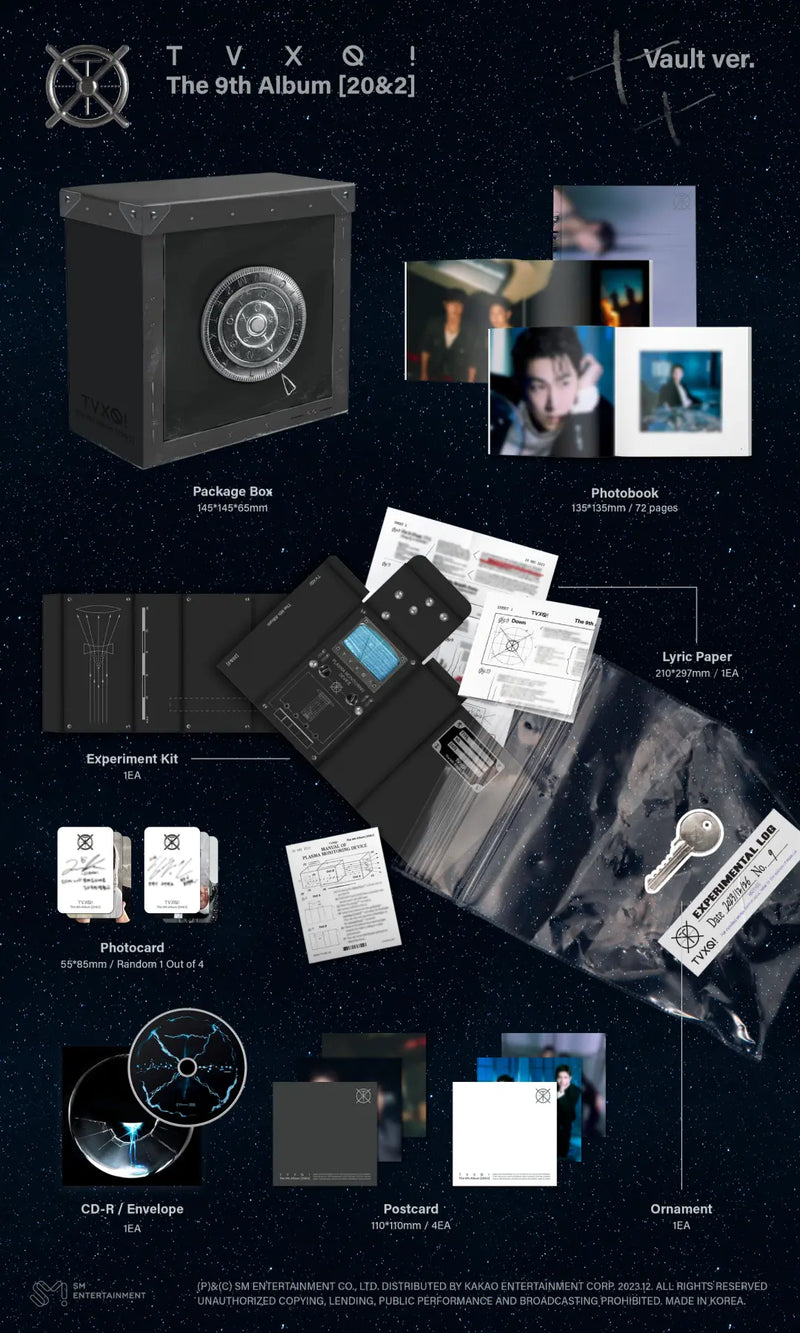 TVXQ - 9TH ALBUM - 20&2 (VAULT VER.)