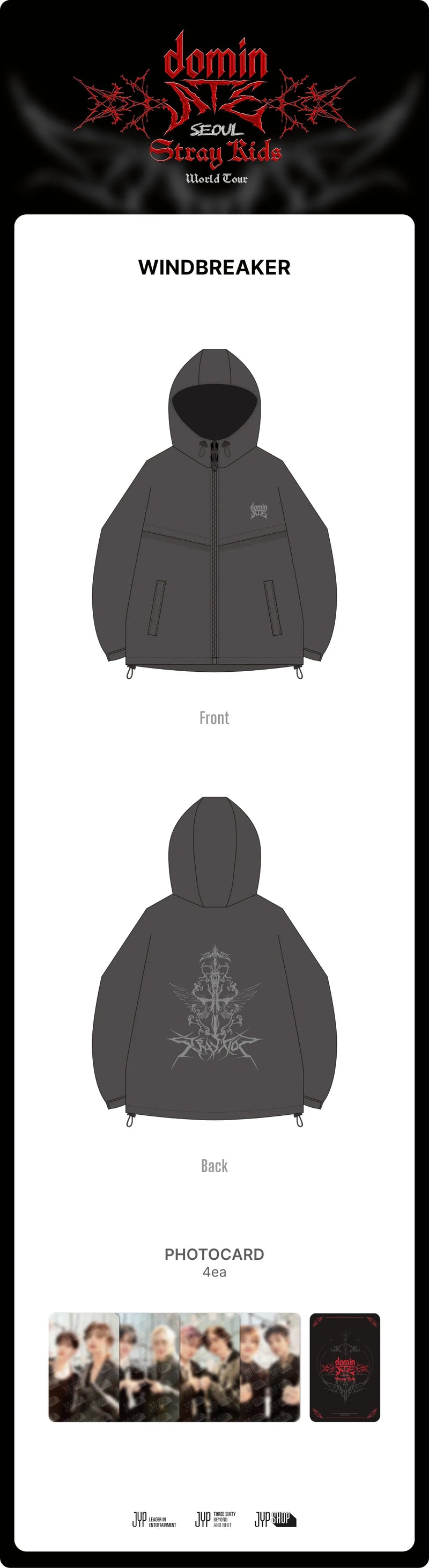 STRAY KIDS - WORLD TOUR <DOMINATE SEOUL> OFFICIAL MD - WINDBREAKER