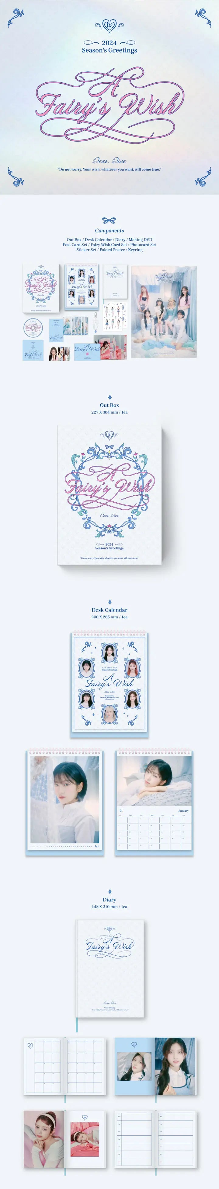 IVE - 2024 SEASON'S GREETINGS - FAIRY'S WISH