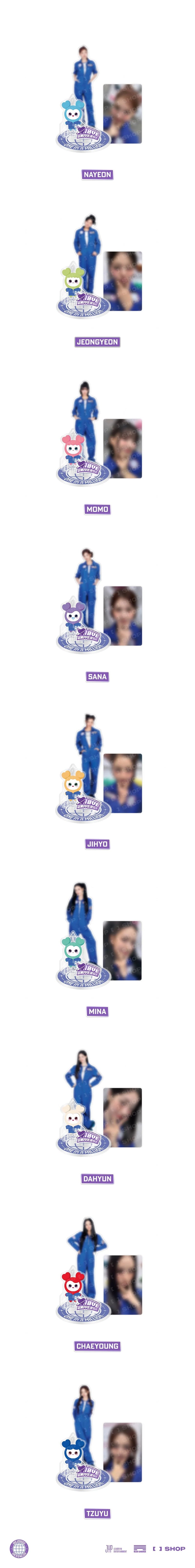 TWICE - ACRYLIC STAND [2025 Fanmeeting '10VE UNIVERSE' Official MD]