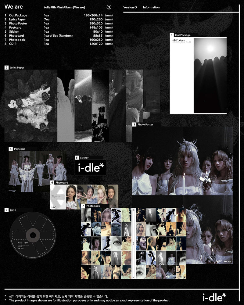 I-DLE - 8TH MINI ALBUM - WE ARE