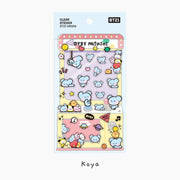BT21 - MININI - CLEAR STICKER - Oh Seoul Happy KOYA K-Characters