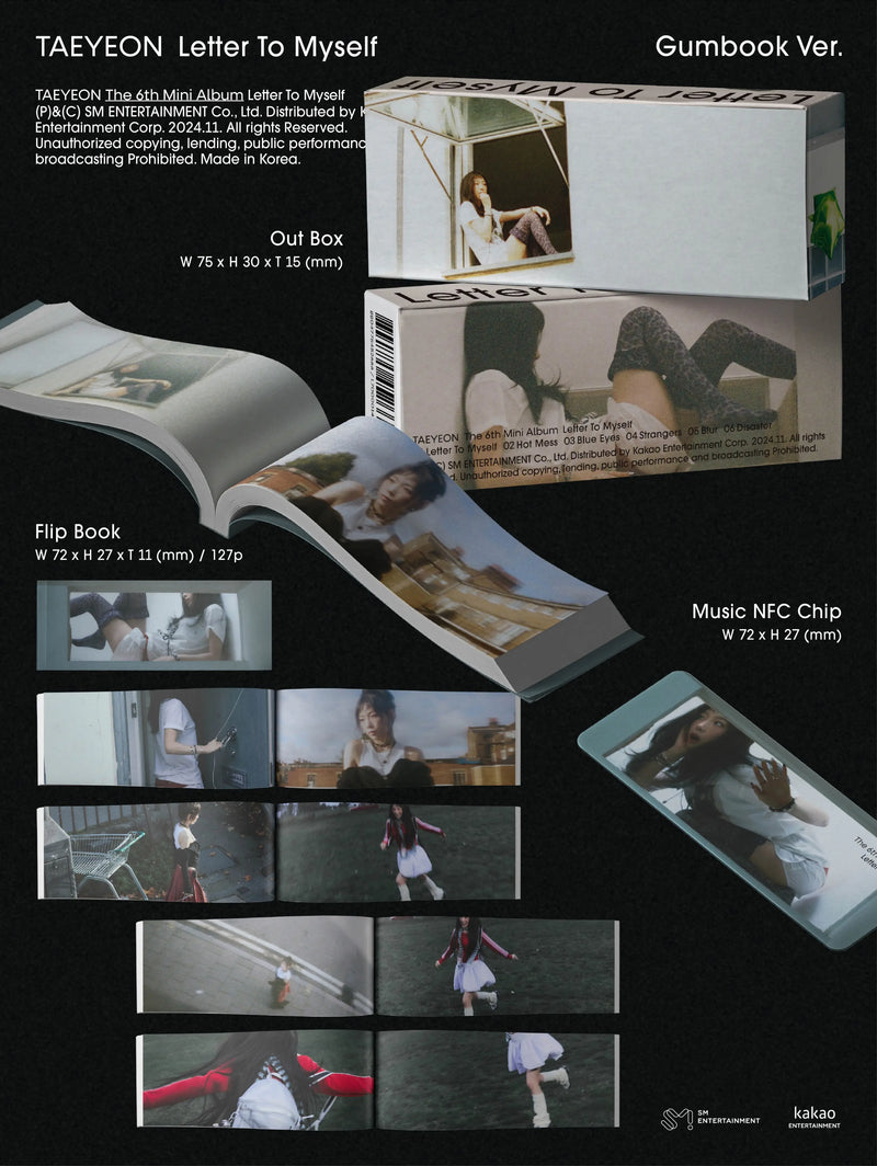 TAEYEON - 6TH MINI ALBUM - LETTER TO MYSELF (GUMBOOK VER.)