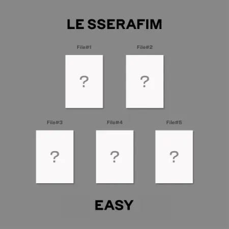 LE SSERAFIM - 3RD MINI ALBUM - EASY (COMPACT VER.)
