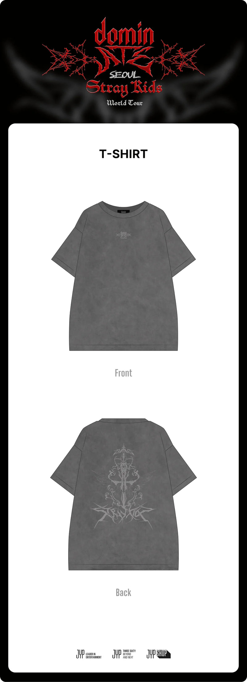 STRAY KIDS - WORLD TOUR <DOMINATE SEOUL> OFFICIAL MD - T-SHIRT