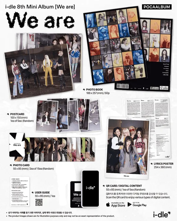 I-DLE - 8TH MINI ALBUM - WE ARE (POCA ALBUM)