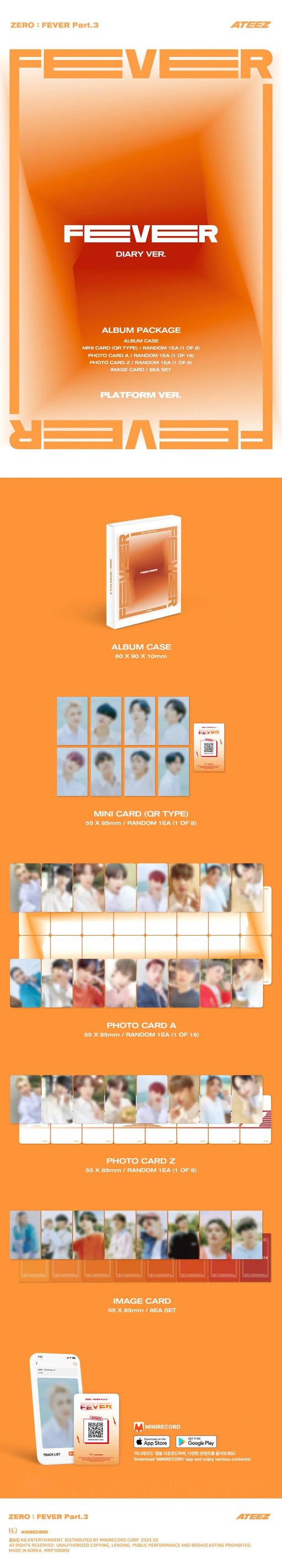 ATEEZ - ZERO FEVER : PART.3 (PLATFORM VER) - Oh Seoul Happy Kpop Shop