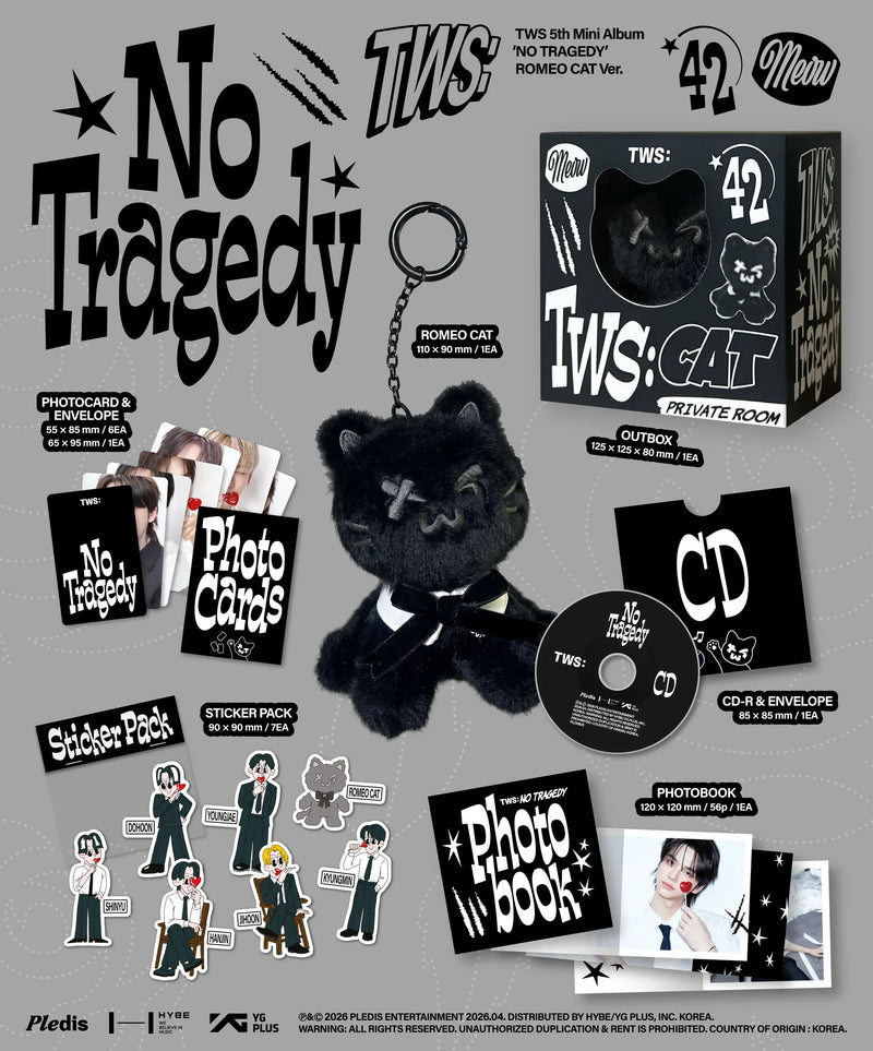 TWS - 5TH MINI ALBUM - NO TRAGEDY (ROMEO CAT VER.)
