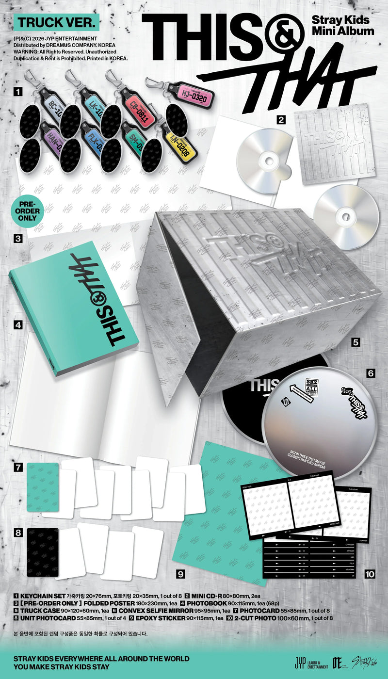 (PREORDER) STRAY KIDS - THIS & THAT (TRUCK VER.) + POB
