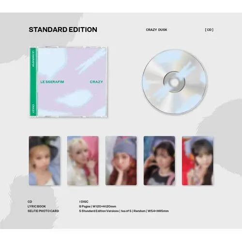 (JP) LE SSERAFIM - CRAZY (REGULAR, LIMITED A, LIMITED B VERSIONS)