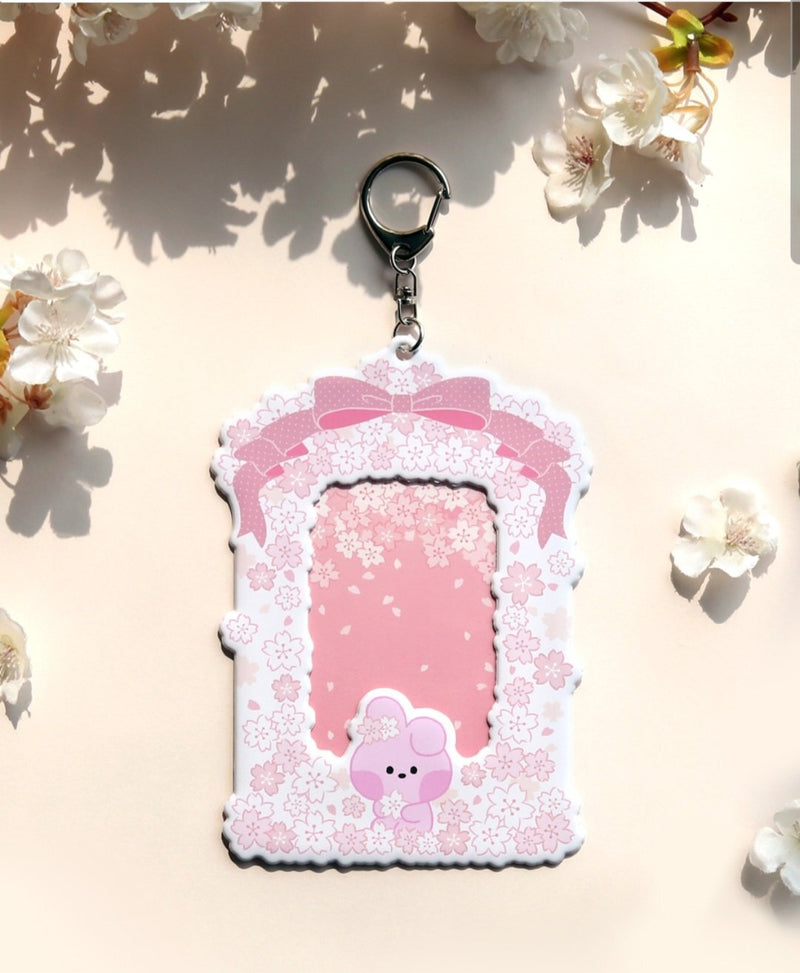 BT21 - 2024 CHERRY BLOSSOM LEATHER PHOTO CARD HOLDER