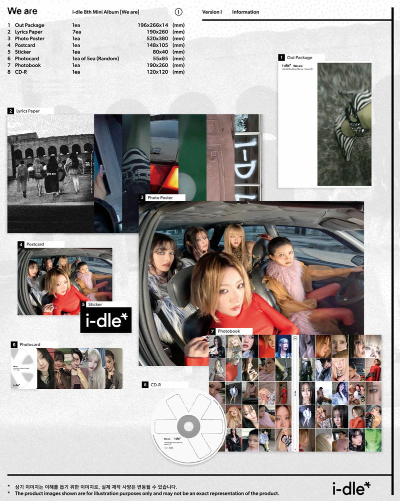 I-DLE - 8TH MINI ALBUM - WE ARE