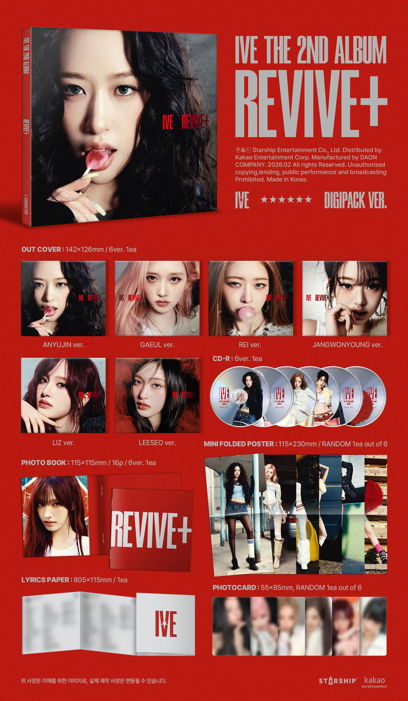 IVE - IVE 2ND ALBUM - REVIVE+ (DIGIPACK VER.)