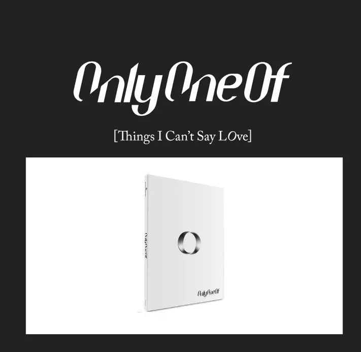 ONLYONEOF - THINGS I CAN'T SAY LOVE - Oh Seoul Happy WHITE VER. Albums