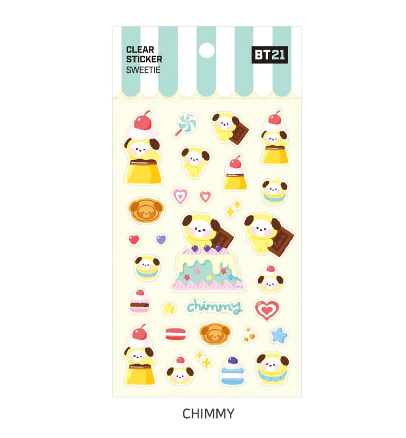 BT21 - MININI - CLEAR STICKER - SWEETIE