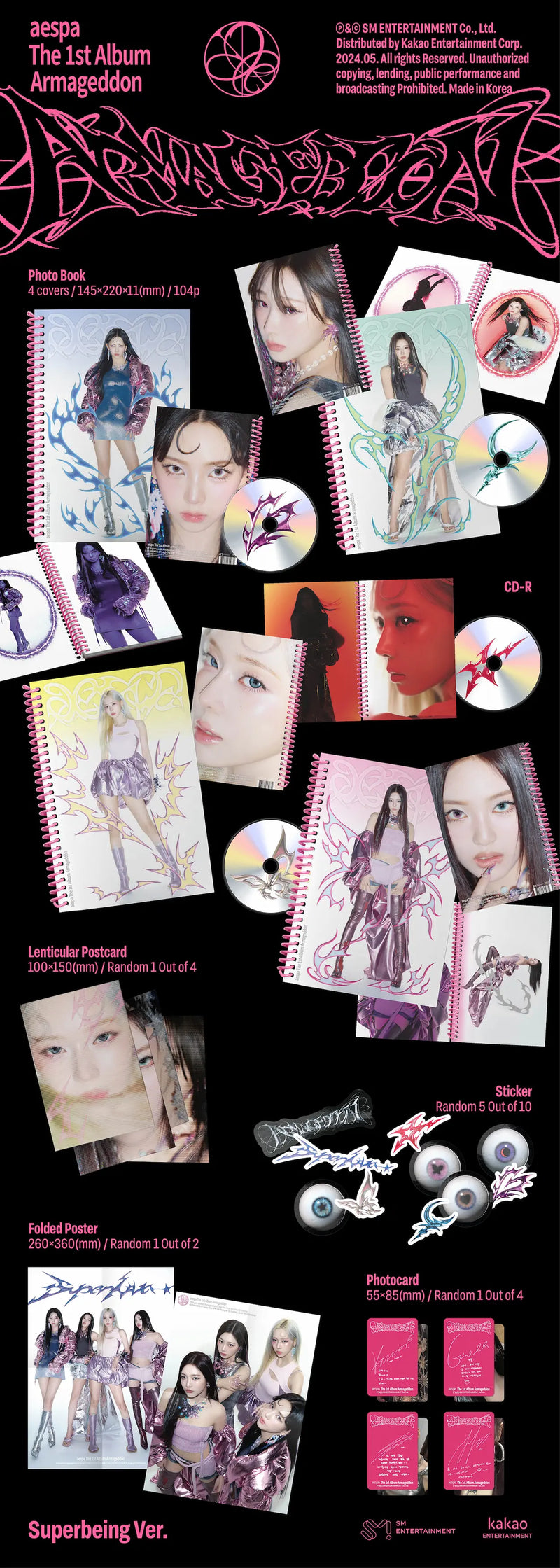 AESPA - 1ST FULL ALBUM - ARMAGEDDON (SUPERBEING VER.)