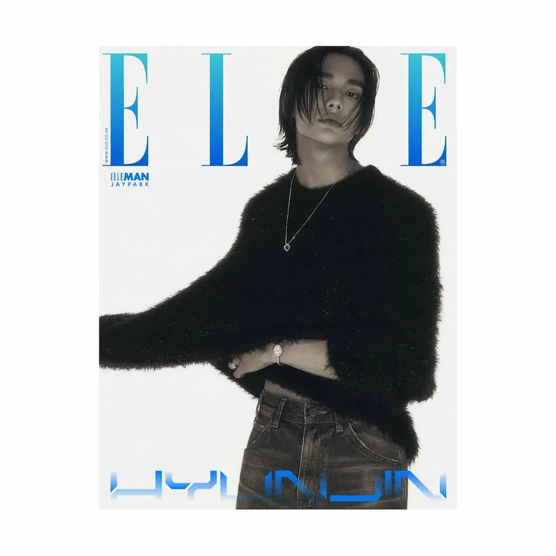 (PREORDER) ELLE MAGAZINE 05-2024 - COVER : STRAY KIDS HYUNJIN - Oh Seoul Happy TYPE B Magazines