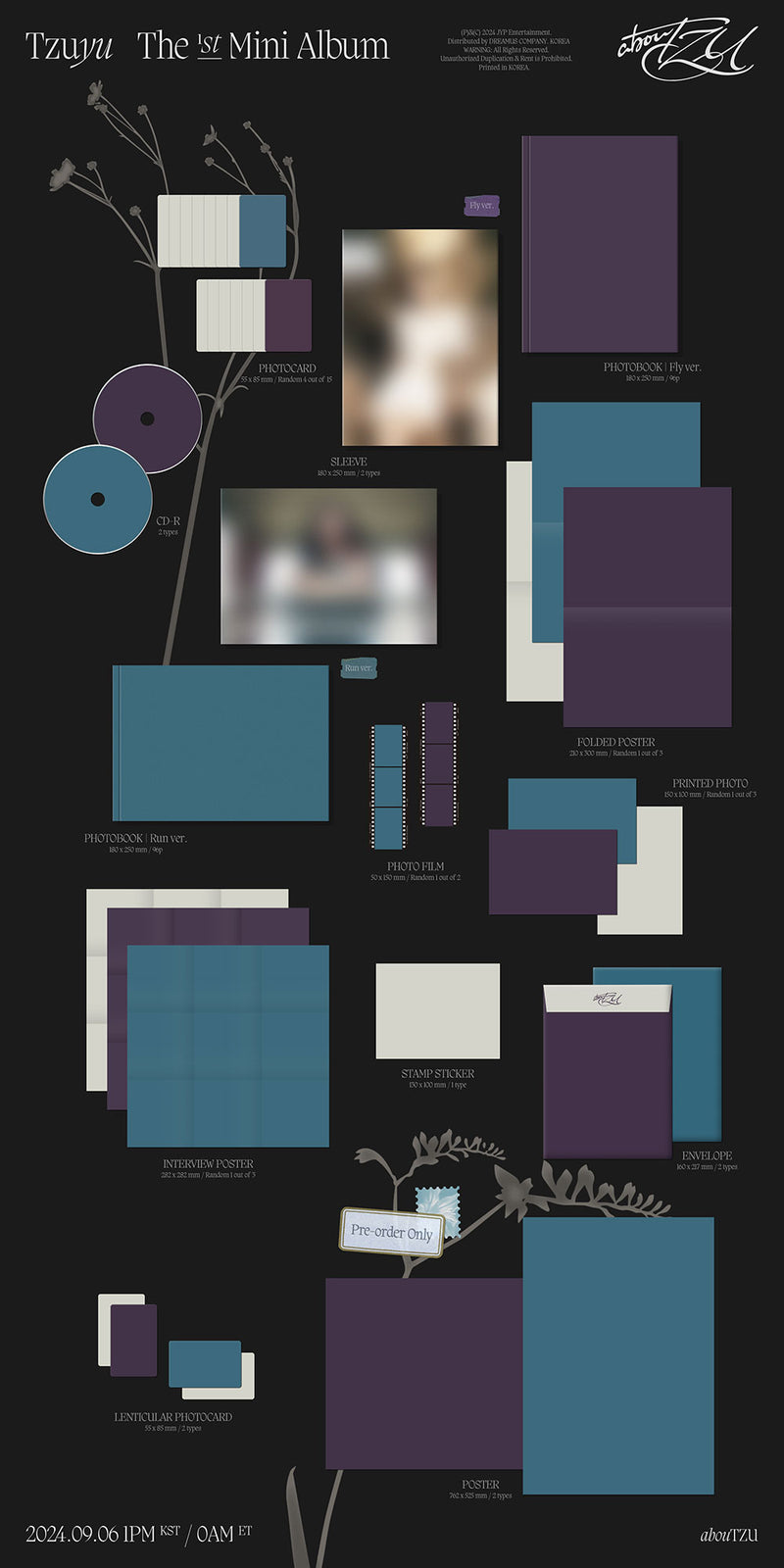 TWICE - TZUYU - 1ST MINI ALBUM - ABOUTZU