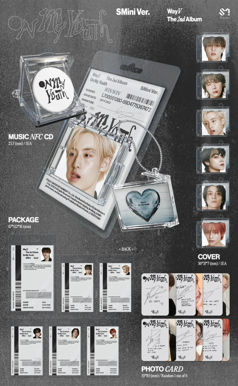 WAYV - 2ND ALBUM - ON MY YOUTH (SMINI VER.)