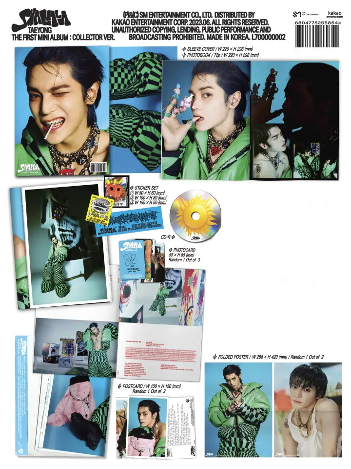 TAEYONG - NCT - 1ST MINI ALBUM - SHALALA (COLLECTORS VER.)