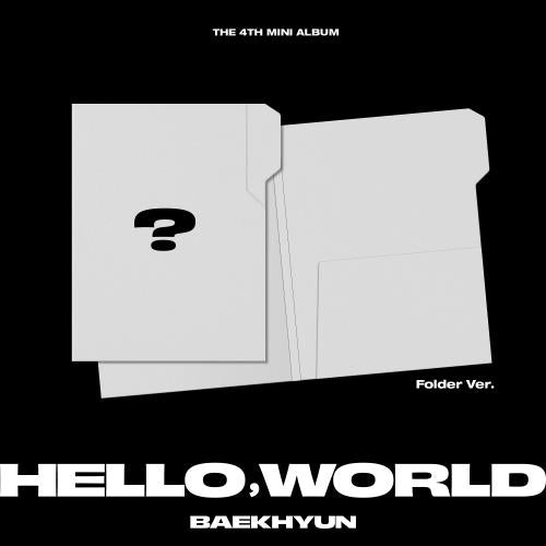 EXO - BAEKHYUN - 4TH MINI ALBUM - HELLO, WORLD (FOLDER VER.)