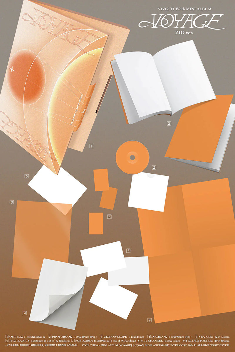 VIVIZ - 5TH MINI ALBUM - VOYAGE