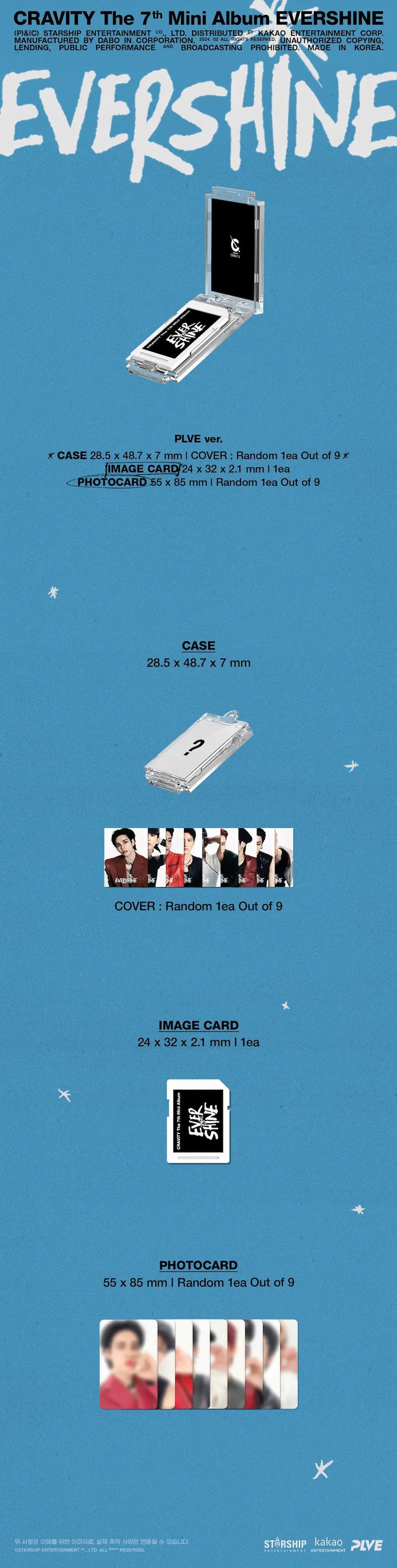 CRAVITY - 7TH MINI ALBUM - EVERSHINE (PLVE VER.)