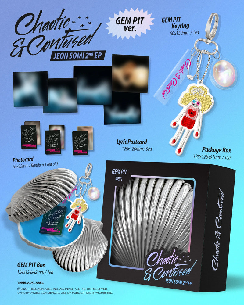 JEON SOMI - 2ND EP ALBUM - CHAOTIC & CONFUSED (GEM PIT VER.)