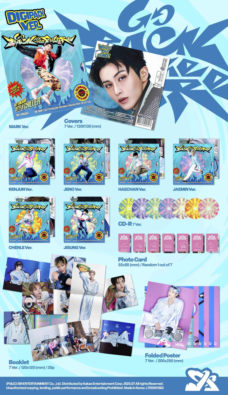 NCT DREAM - 5TH ALBUM - GO BACK TO THE FUTURE (DIGIPACK VER.)