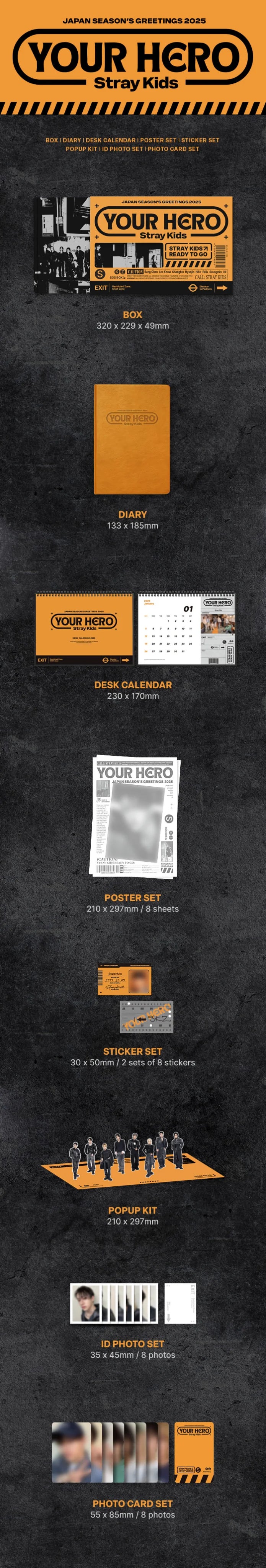 STRAY KIDS - 2025 JAPAN SEASON'S GREETINGS - YOUR HERO