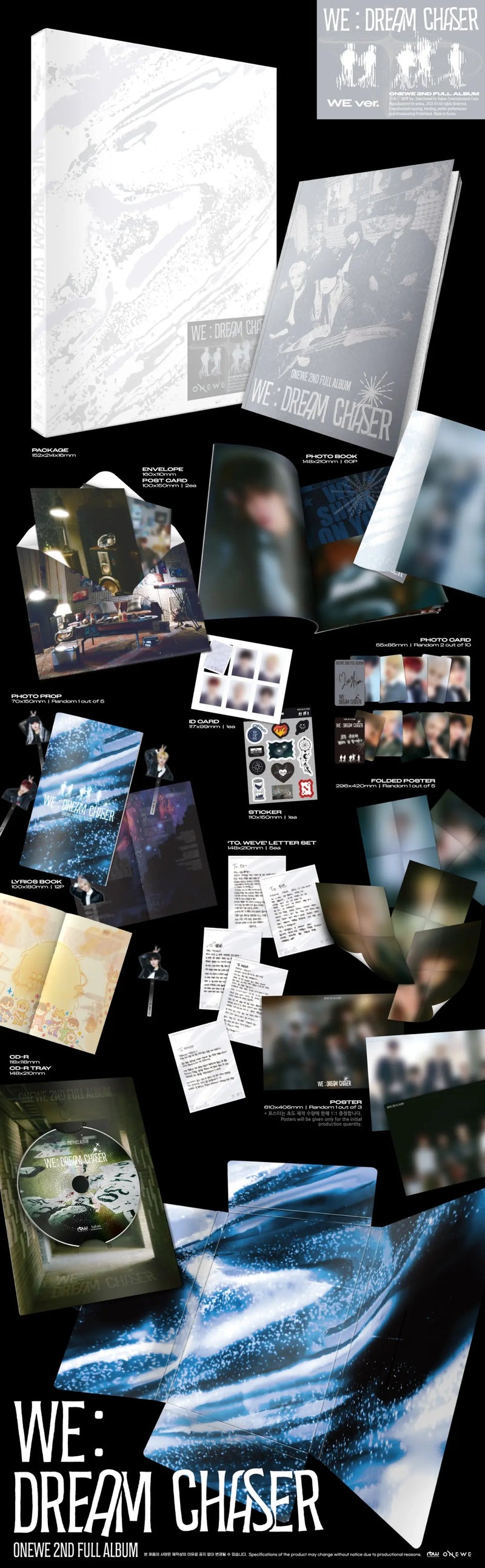 ONEWE - 2ND FULL ALBUM - WE: DREAM CHASER (WE VER.)
