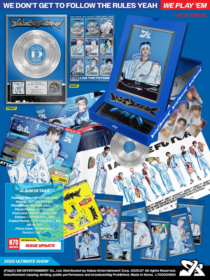 NCT DREAM - 5TH ALBUM - GO BACK TO THE FUTURE (I AM THE FUTURE VER.)