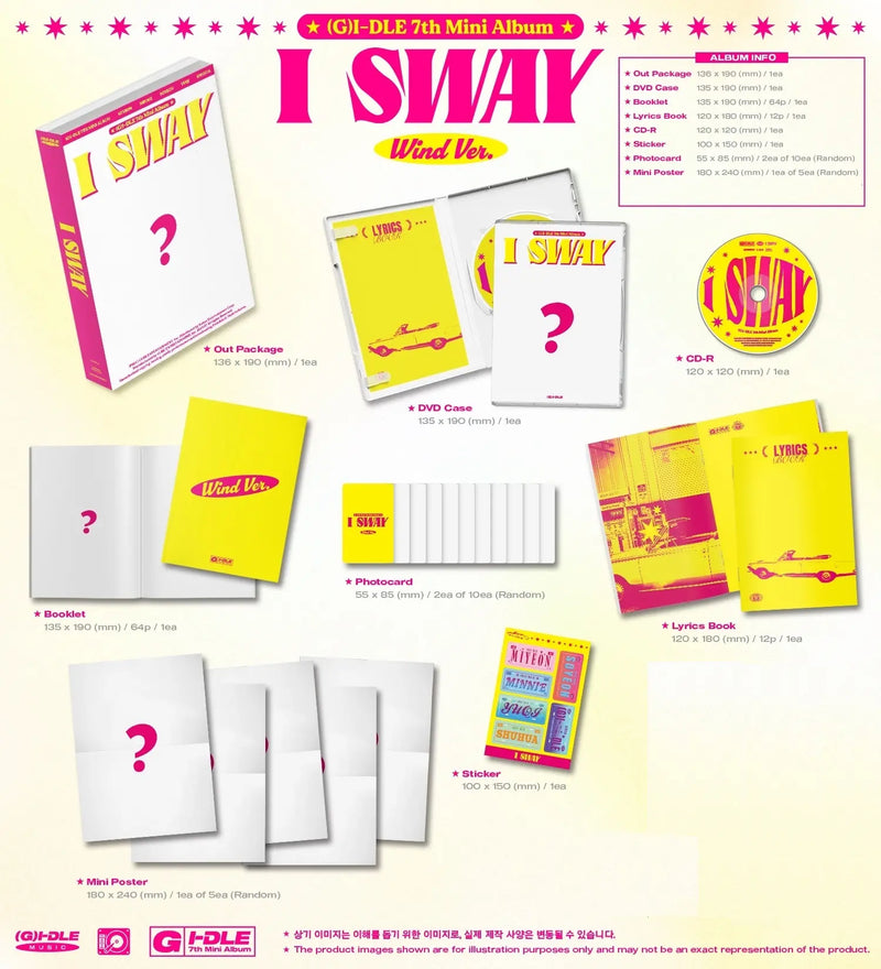 (G)I-DLE - 7TH MINI ALBUM - I SWAY