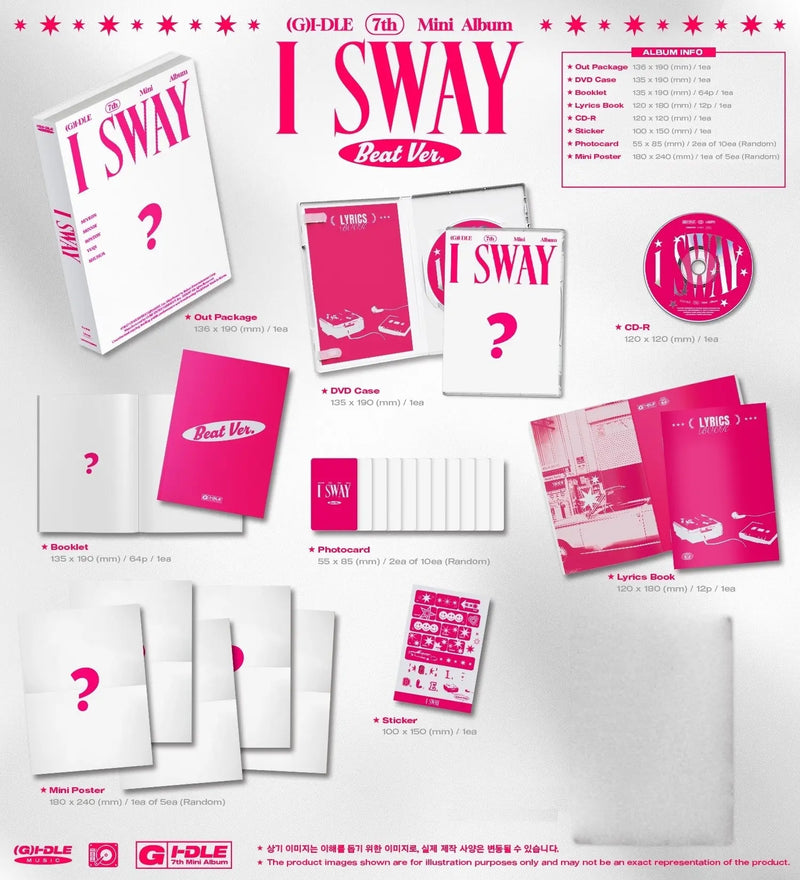 (G)I-DLE - 7TH MINI ALBUM - I SWAY