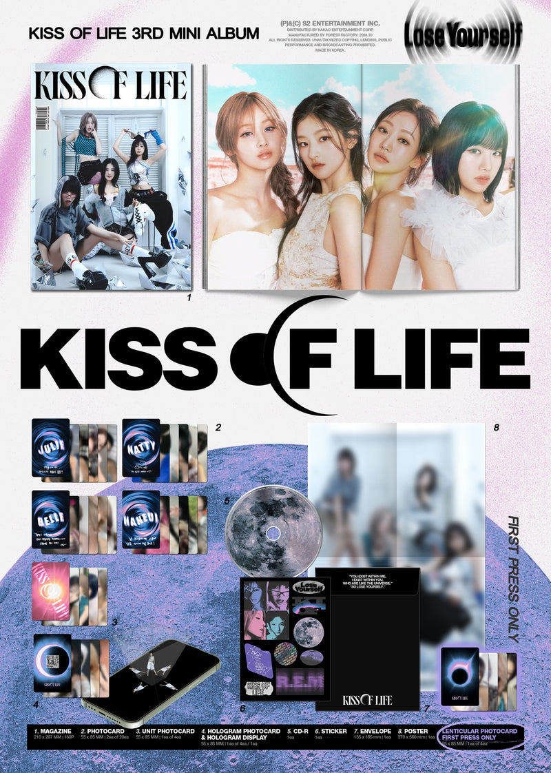 KISS OF LIFE - 3RD MINI ALBUM - LOSE YOURSELF (MAGAZINE VER.)