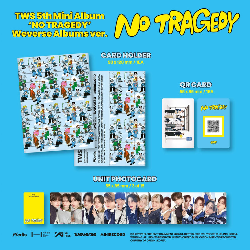 TWS - 5TH MINI ALBUM - NO TRAGEDY (WEVERSE ALBUM VER.)