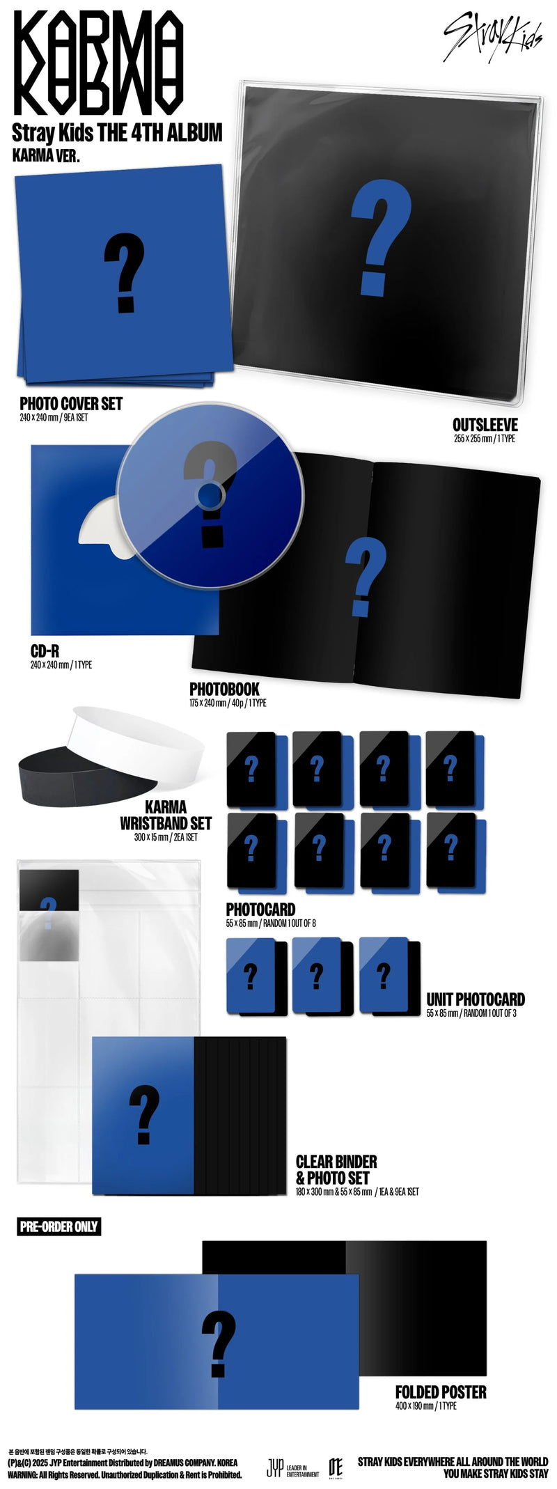 STRAY KIDS - 4TH ALBUM - KARMA (LIMITED VER)