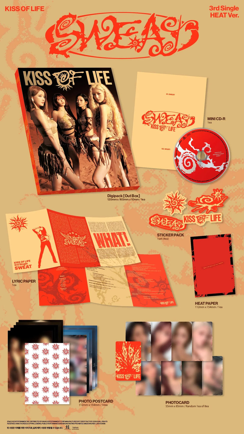 (PREORDER) KISS OF LIFE - 3RD SINGLE ALBUM - SWEAT