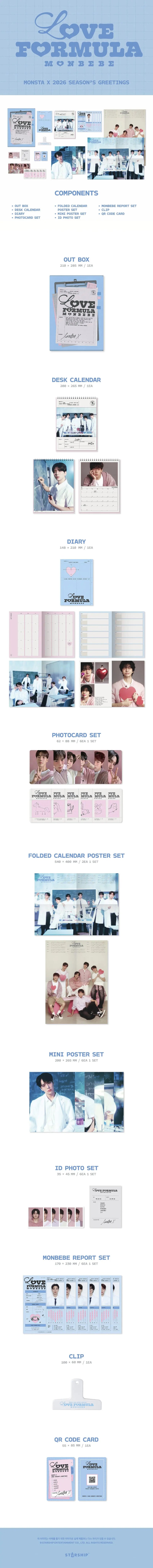 MONSTA X - 2026 SEASON'S GREETINGS - LOVE FORMULA