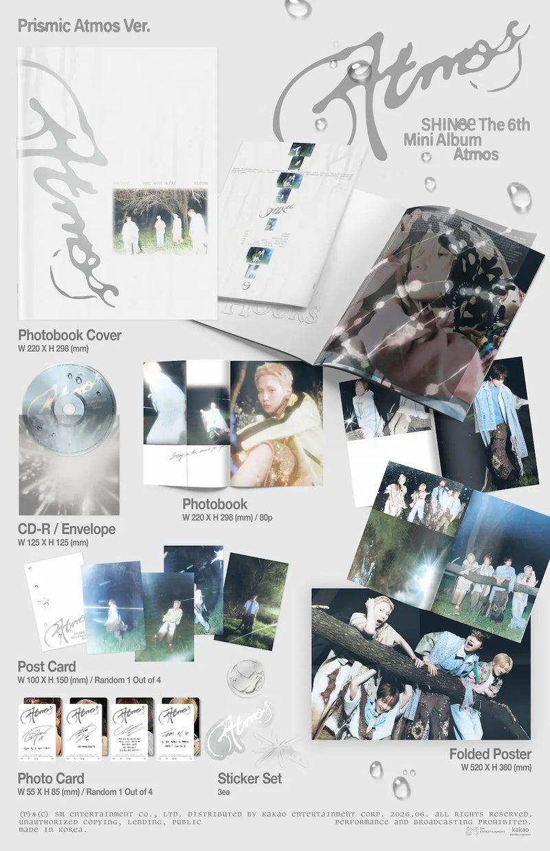 SHINee - 6TH MINI ALBUM - ATMOST (PRISMIC ATMOS VER.)