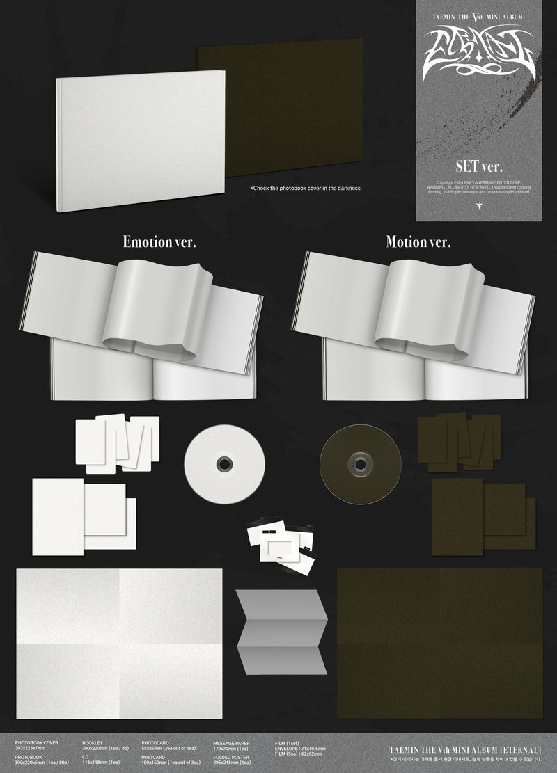 SHINee - TAEMIN - 5TH MINI ALBUM - ETERNAL