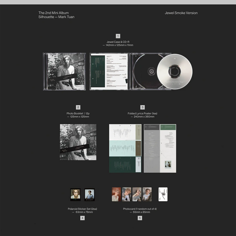 GOT7 - MARK TUAN - 2ND MINI ALBUM - SILHOUETTE (JEWEL VER.)