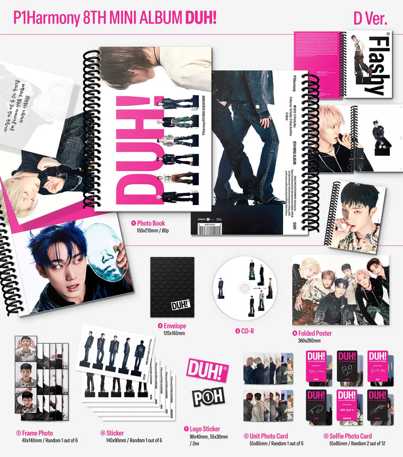 P1HARMONY - 8TH MINI ALBUM - DUH!