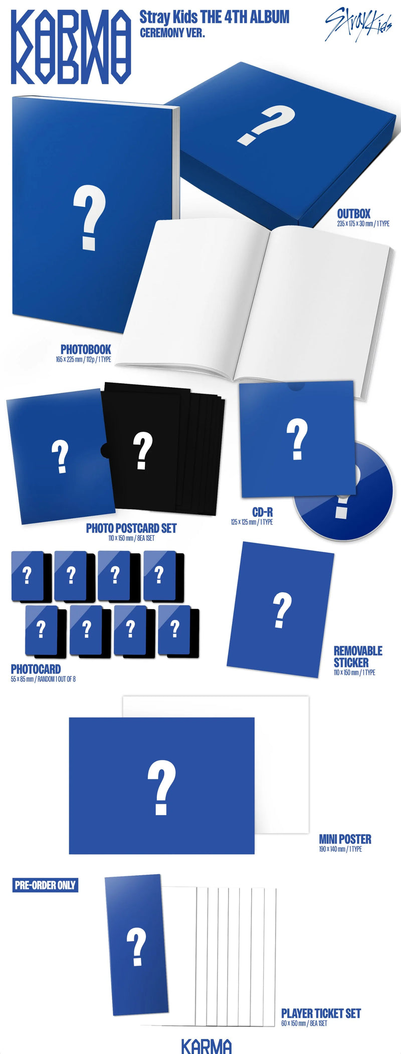 STRAY KIDS - 4TH ALBUM - KARMA