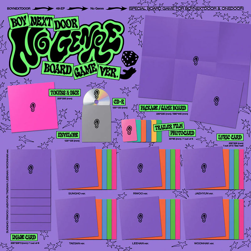 BOYNEXTDOOR - 4TH EP - NO GENRE (BOARD GAME VER.)