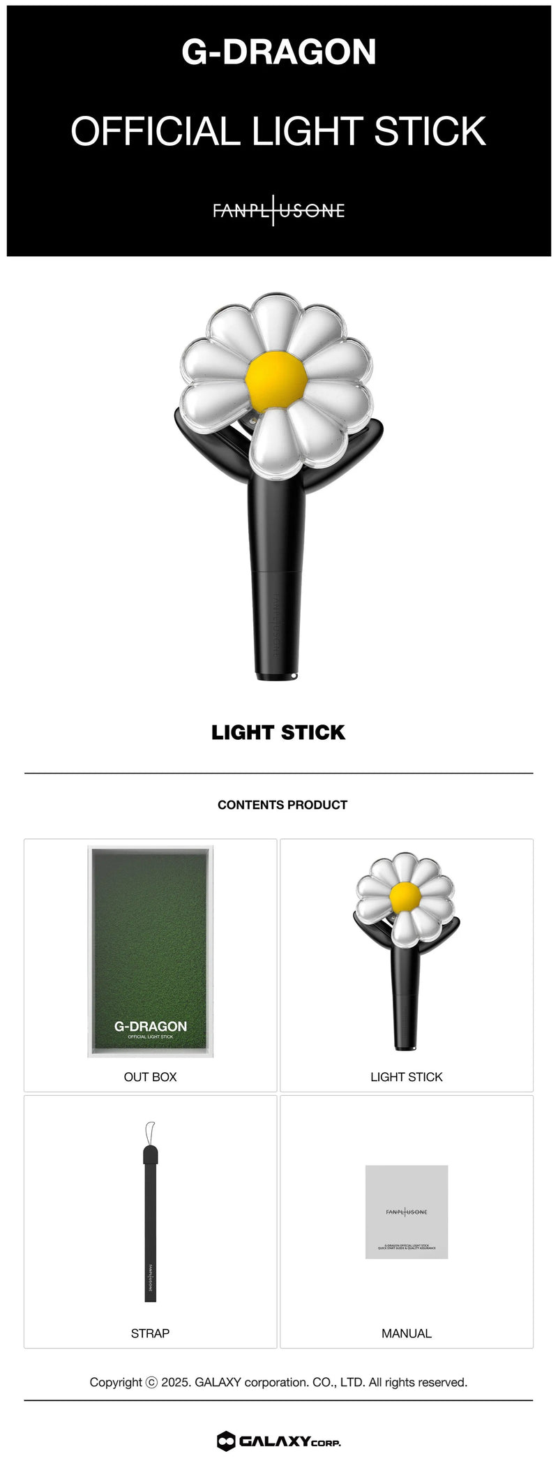 G-DRAGON - OFFICIAL LIGHT STICK