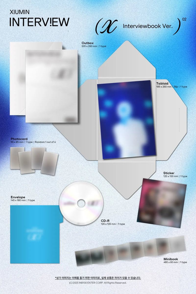 EXO - XIUMIN - ALBUM - INTERVIEW X (INTERVIEWBOOK VER.)
