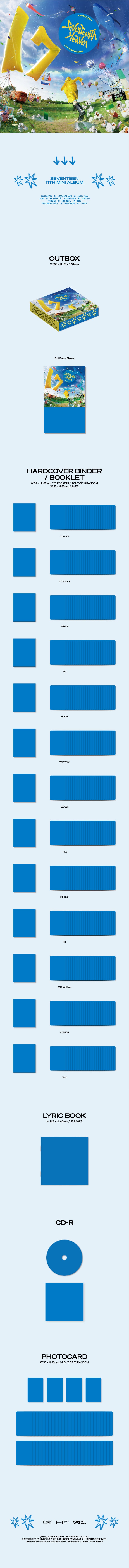 SEVENTEEN - 11TH MINI ALBUM - SEVENTEENTH HEAVEN (CARAT VER.)